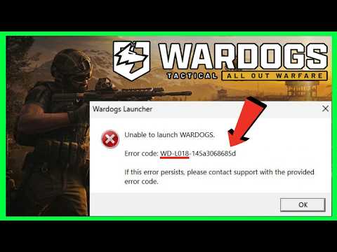 How to Fix WARDOGS Launcher Error Code WD-L018