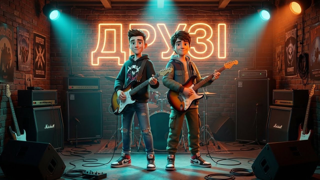 КРАЩІ ДРУЗІ   🎸  Драйвова пісня про дружбу та школу | Хіт для підлітків | ROOMinROOM