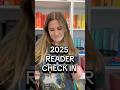 Just a little reader check in, 2025 has been so good to me 📚✨ #booktube #readercheckin #bookish