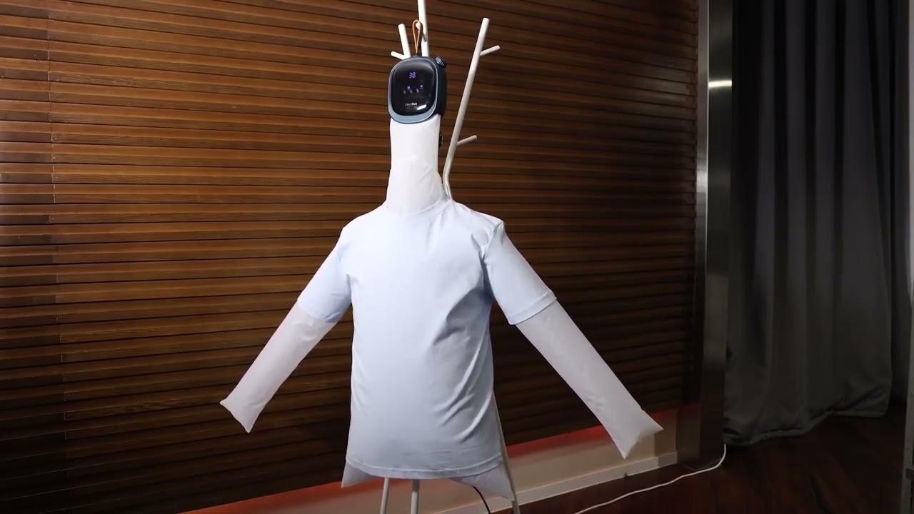 乾燥革命】吊るすだけ。乾燥もアイロンも終わるAI衣類ケアデバイス