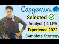 Capgemini Interview of Analyst(4LPA) |Interview Experience | Capgemini Interview |Analyst Role 2022|