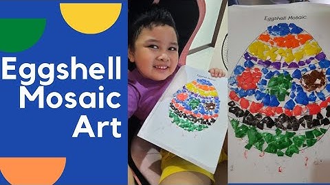 #Eggshell Mosaic Art /Easter Activity /Online Class Activity