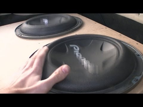 x2 Pioneer TS-W3004SPL GETTING LOUD!! 145db+ subwoofers