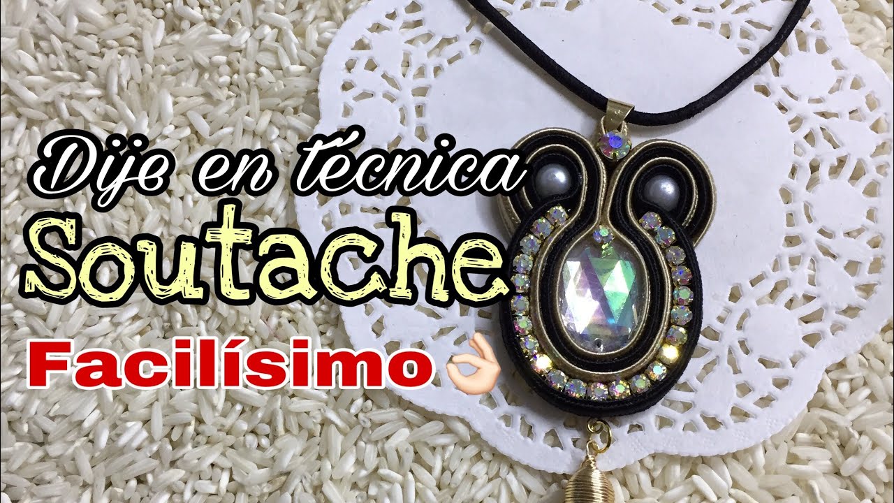 Cómo elaborar un dije en técnica Soutache/principiantes