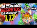 ✅ Los 10 Cambios SECRETOS de Minecraft 1.17 (Eliminaron cosas, NERFEO Pez Globo, cambio el menú)