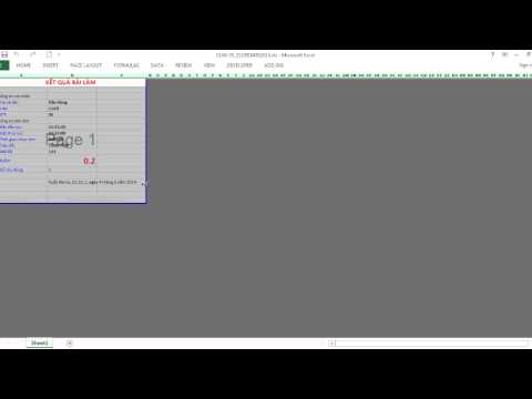 Video Kiểm tra trắc nghiệm bằng Excel - youtube
