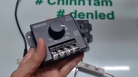 Dimmer 12-24Vdc điều chỉnh sáng tối cho đèn led, công suất 30A (2)
