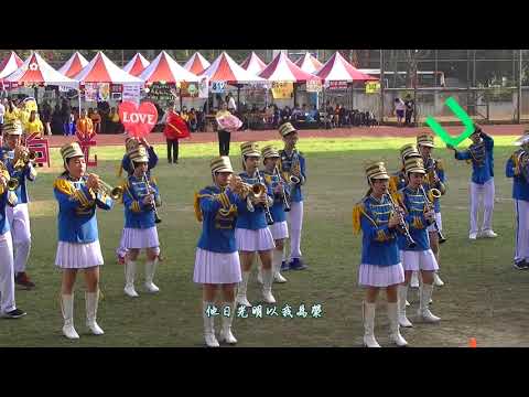 2017/12/29台中市立光明國中校慶運動會~九年級管樂班進場演出