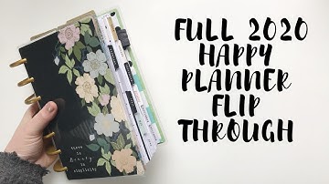 FULL 2020 HAPPY PLANNER FLIP THROUGH | Creative Faith & Co.