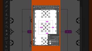 How to create the Louis Vuitton Pattern in 25 seconds. #photoshop #learn #louisvuitton #shortvideo
