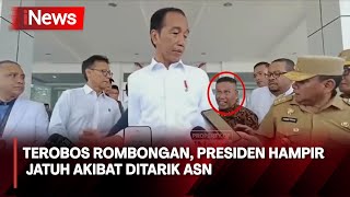 Terobos Rombongan, Presiden Hampir Jatuh Akibat Ditarik ASN - iNews Sore 14/04