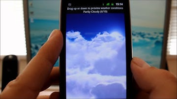 Sense 3.0 Weather on HTC Desire (Reflex S v2.0.9)