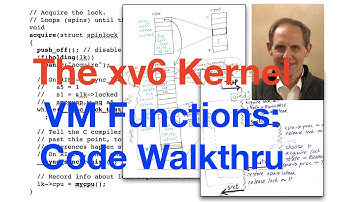 xv6 Kernel-20: VM Functions: Code Walkthru