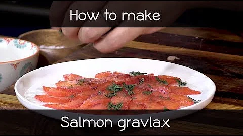 How to make salmon gravlax - Pieter de Jager