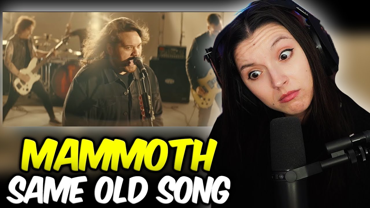 Реакция на клип Mammoth на песню «Same Old Song» | Первое прослушивание