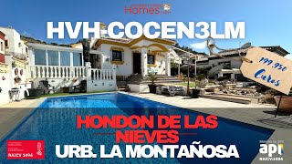 Hondon Valley Villa for sale with Pool 199.950€ HVH-COCEN3LM