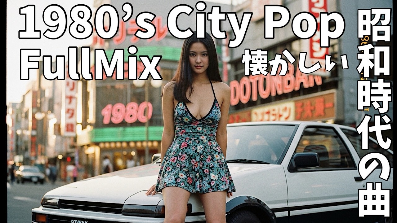 【1980's FULL City pop】昭和時代の懐かしいシティポップな音楽【作業用bgm】