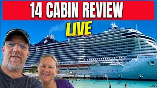 MSC Seascape 14 Cabin Review LIVE with Tall Man's Cruise Adventures.