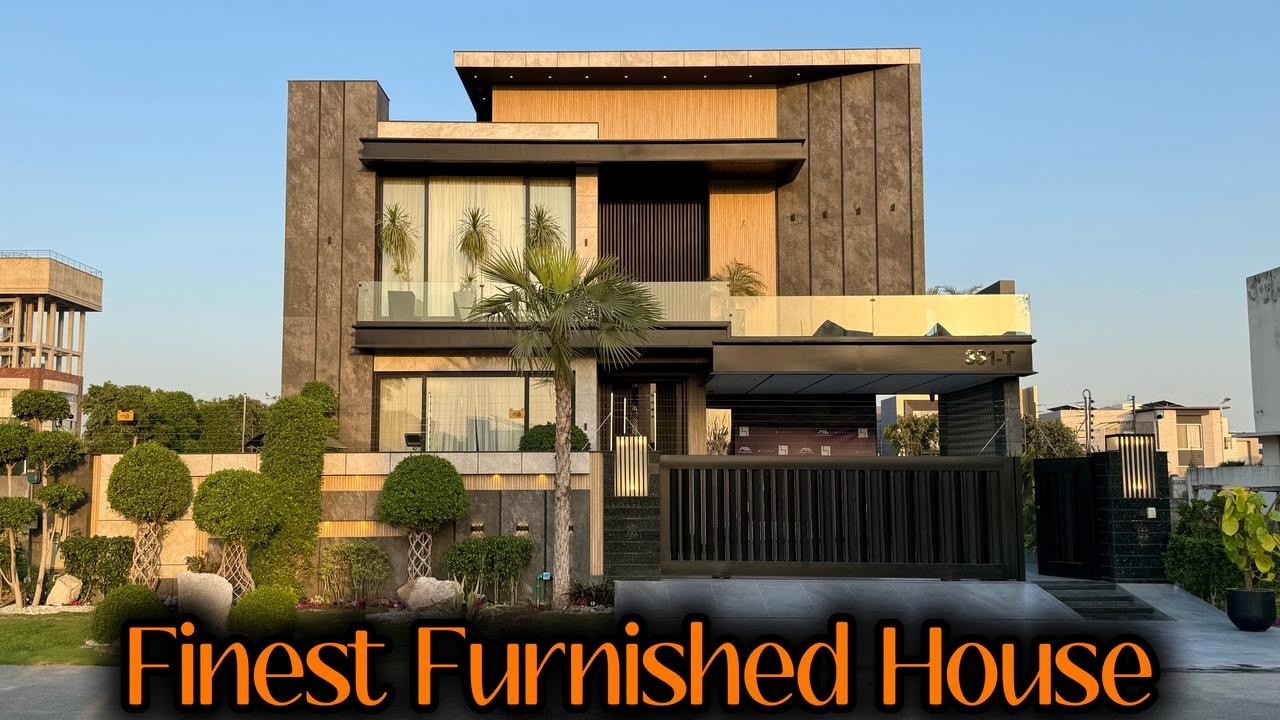 1 Kanal Fully Furnished Designer Brand New House for Sale in Phase 7 DHA Lahore | 16.25 Crore