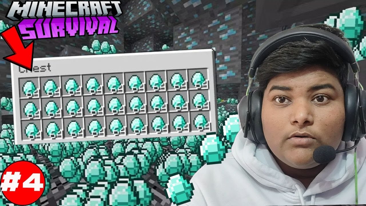 I Found INSANE Diamonds in Minecraft Survival - YouTube