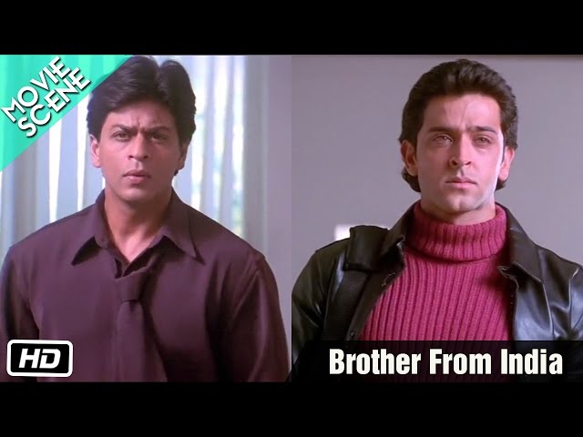 Brother From India - Movie Scene - Kabhi Khushi Kabhie Gham - Shahrukh, Kareena, Hrithik class=
