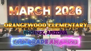 TKS 4th Grade Awards March 2026