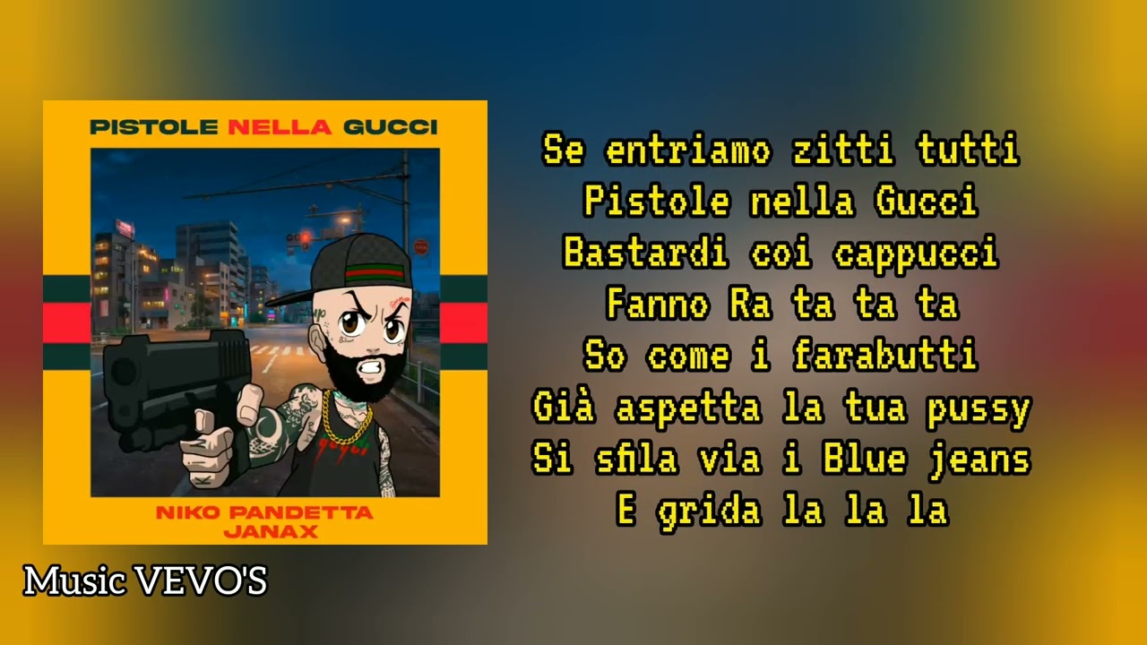 Niko Pandetta Pistole nella Gucci Testo - YouTube