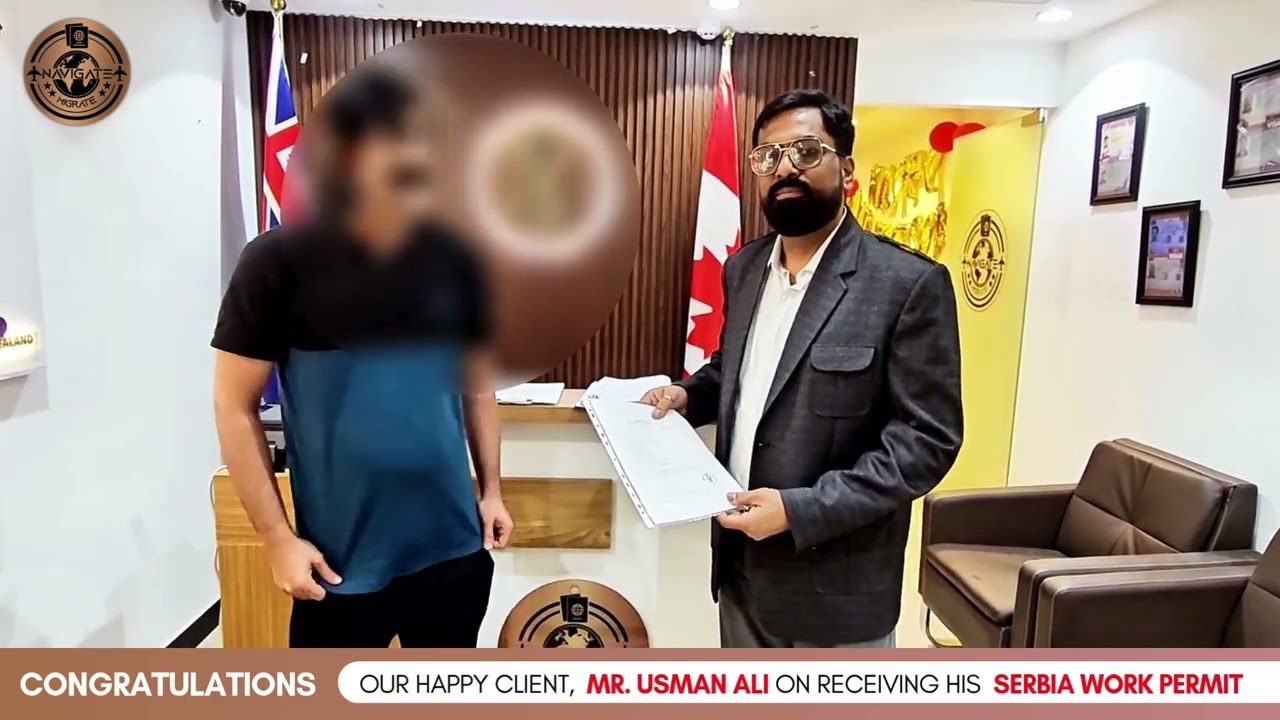 Europe Career Journey Begins | Serbia Work Permit Secured - Navigate Migrate