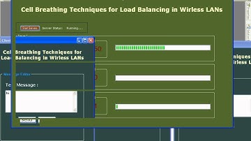 Cell Breathing Techniques for Load Balancing in Wireless LANs-2009 IEEE Projects