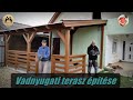 Így készült a "Vadnyugati" terasz