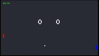 Pong - AI Paddle Blue