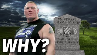 Why WWE Universal Title Is Officially Finished