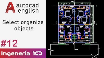 Select  organize objects Autocad Englis
