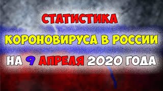 Статистика Короновируса в РОССИИ и Мире на 9 апреля 2020 год