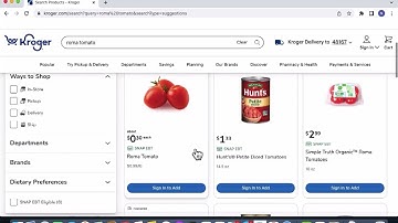 How to Do Kroger Online Shopping and Get Home Delivery