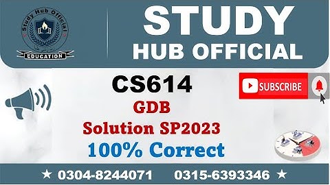 CS614 GDB Solution spring 2023, CS614 GDB Solution 2023, CS614 GDB Solution