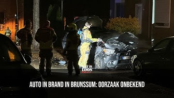 AUTO IN BRAND IN BRUNSSUM: OORZAAK ONBEKEND