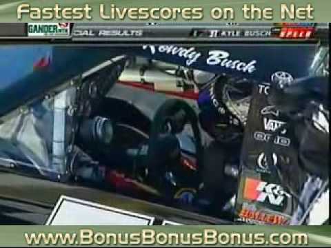Kyle Busch Wins 2009 American Commercial Lines 200 Finish