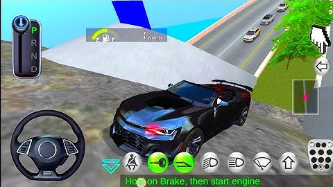Luxury Black Car Climbing On Highway Tunnel - 3D Driving Class Game Play || #cargame #gameplay #usa