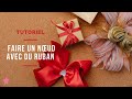 Perles  co  tuto diy comment faire un noeud avec du ruban 