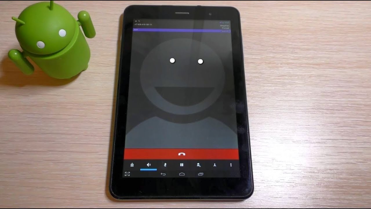Tablet Incomig Calling Incoming call to tablet Supra - YouTube