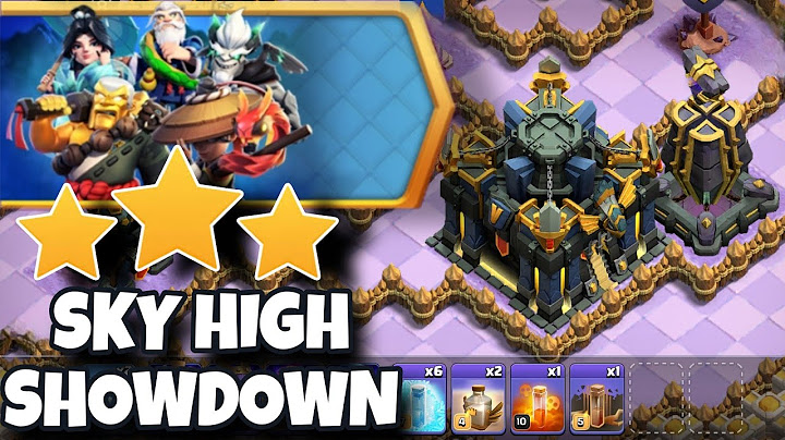 Easily 3 Star Sky High Showdown Challenge in Clash Of Clans / coc New Event Attack 🔥