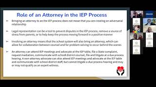 Solving IEP Meeting Disagreements: Legal Paths for Resolving Special Education Issues - 1/13/22