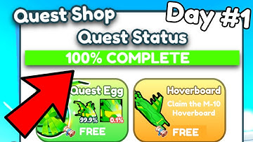 I Completed *ALL QUESTS* in Pet Simulator X | Day #1