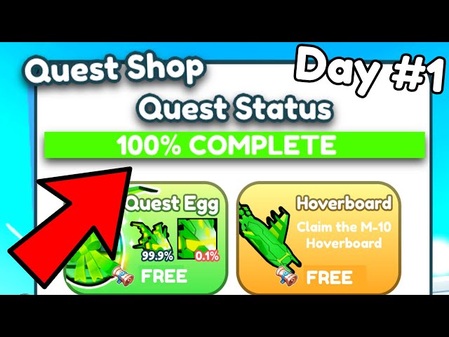 Pet Simulator X Quest Shop Items - Hold To Reset