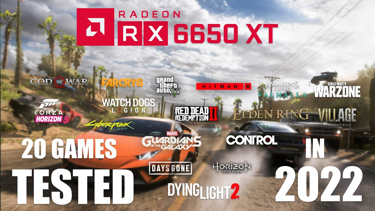 RX 6650 XT in 2022 | I5-12400 | 1080p - 1440p 20 Games Tested