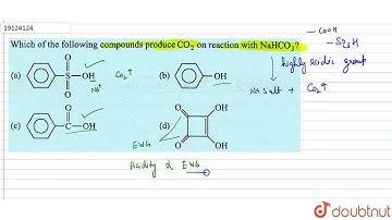 Which of the following compounds produce `CO_(2)` on reaction with `NaHCO_(3)` ?