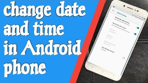 How to Select time zone change date and time in Vivo mobile
