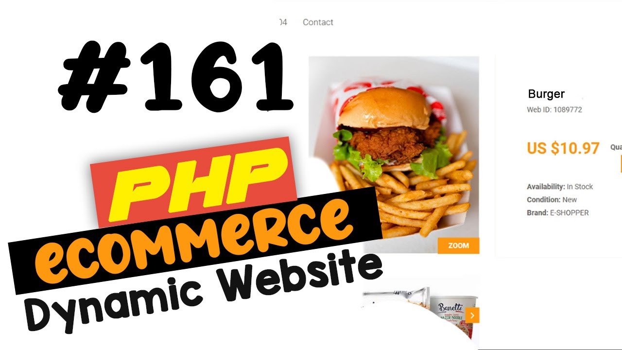 #161 PHP Ecommerce website development | Image slider table | MVC OOP – Quick programming