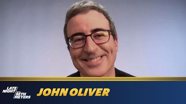 John Oliver Literally Blew Up the Year 2020